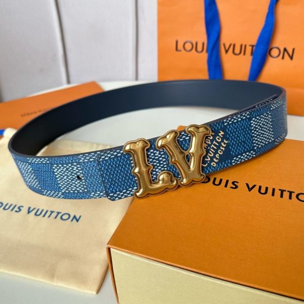 designer,replica,clothing,fake,1:1,lv,luxury,high quality LOUIS VUITTON width 40mm double-sided