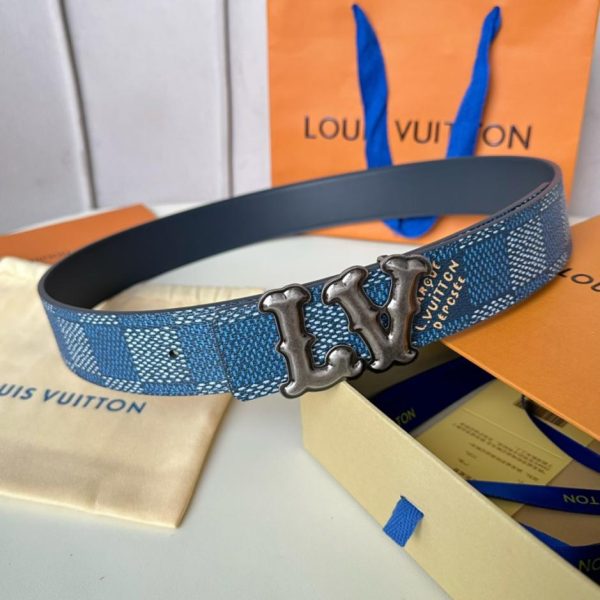 designer,replica,clothing,fake,1:1,lv,luxury,high quality LOUIS VUITTON width 40mm double-sided