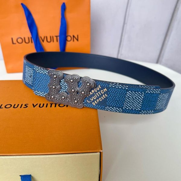 designer,replica,clothing,fake,1:1,lv,luxury,high quality LOUIS VUITTON width 40mm double-sided
