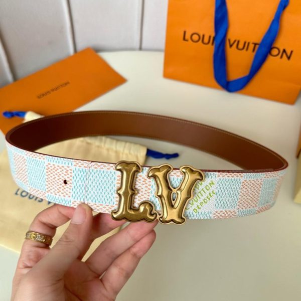 designer,replica,clothing,fake,1:1,lv,luxury,high quality LOUIS VUITTON width 40mm double-sided