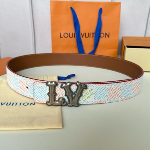 designer,replica,clothing,fake,1:1,lv,luxury,high quality LOUIS VUITTON width 40mm double-sided