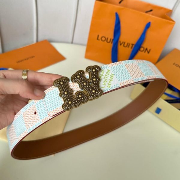 designer,replica,clothing,fake,1:1,lv,luxury,high quality LOUIS VUITTON width 40mm double-sided