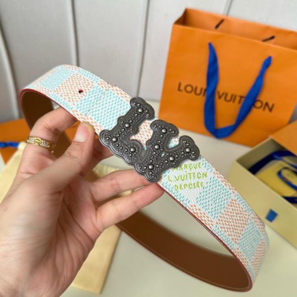 designer,replica,clothing,fake,1:1,lv,luxury,high quality LOUIS VUITTON width 40mm double-sided