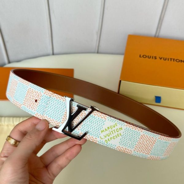 designer,replica,clothing,fake,1:1,lv,luxury,high quality LOUIS VUITTON width 40mm double-sided