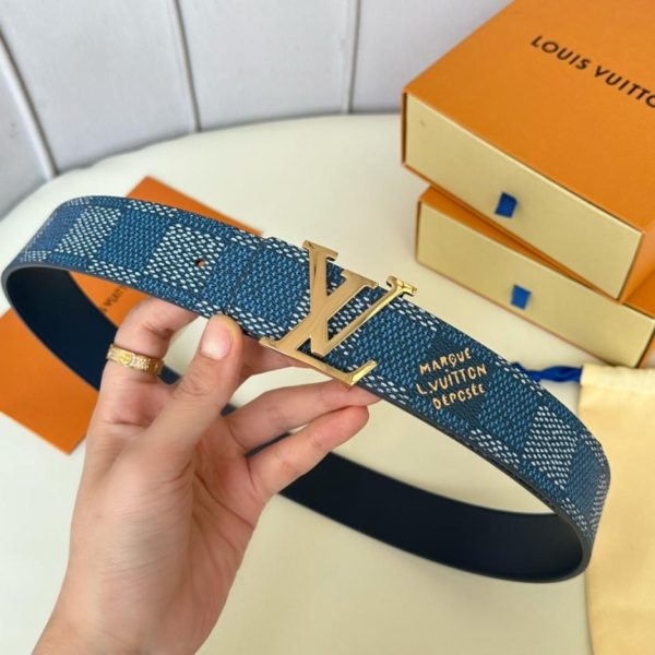designer,replica,clothing,fake,1:1,lv,luxury,high quality LOUIS VUITTON width 40mm double-sided