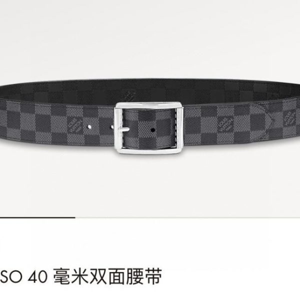 designer,replica,clothing,fake,1:1,lv,luxury,high quality LOUIS VUITTON OEiI double-sided belt