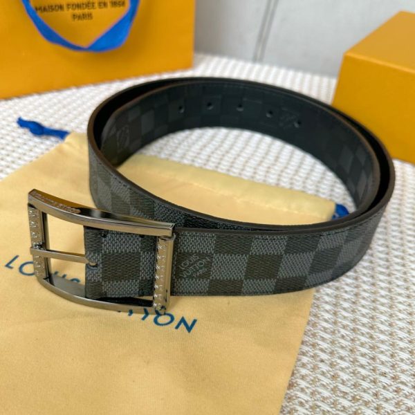designer,replica,clothing,fake,1:1,lv,luxury,high quality LOUIS VUITTON OEiI double-sided belt