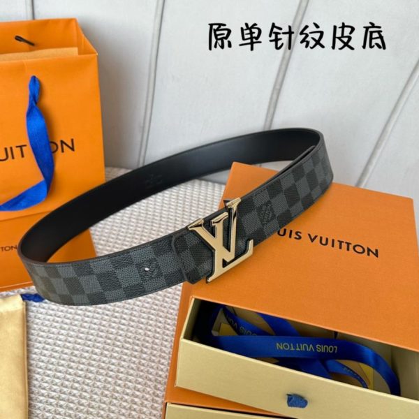 designer,replica,clothing,fake,1:1,lv,luxury,high quality LOUIS VUITTON width 40 belt double-sided