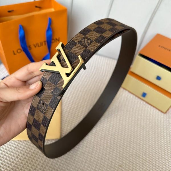 designer,replica,clothing,fake,1:1,lv,luxury,high quality LOUIS VUITTON width 40 belt double-sided