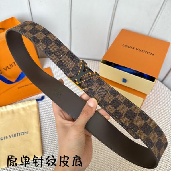 designer,replica,clothing,fake,1:1,lv,luxury,high quality LOUIS VUITTON width 40 belt double-sided