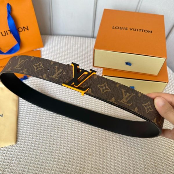 designer,replica,clothing,fake,1:1,lv,luxury,high quality LOUIS VUITTON width 40 belt double-sided