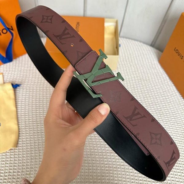 designer,replica,clothing,fake,1:1,lv,luxury,high quality LOUIS VUITTON shape double-sided belt