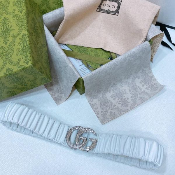designer,replica,clothing,fake,1:1,lv,luxury,high quality Gucci 24 GG rhinestone 4.0cm
