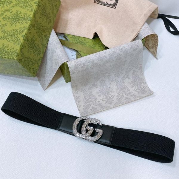 designer,replica,clothing,fake,1:1,lv,luxury,high quality Gucci 24 GG rhinestone 4.0cm