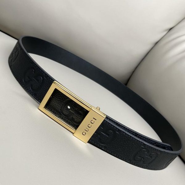 designer,replica,clothing,fake,1:1,lv,luxury,high quality Gucci Signature official website updates 3.5 width