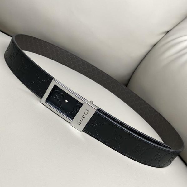 designer,replica,clothing,fake,1:1,lv,luxury,high quality Gucci Signature official website updates 3.5 width
