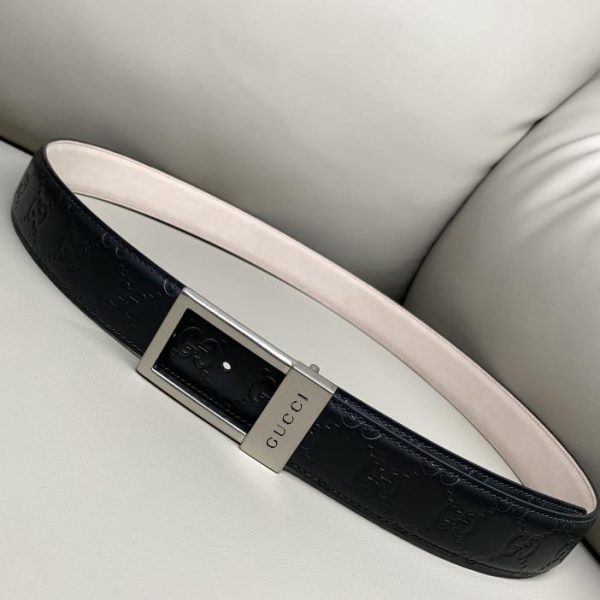 designer,replica,clothing,fake,1:1,lv,luxury,high quality Gucci Signature official website updates 3.5 width