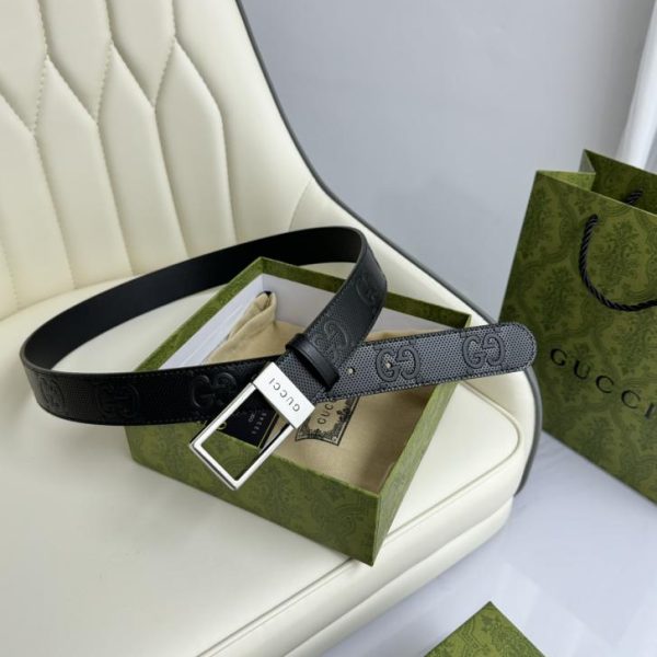designer,replica,clothing,fake,1:1,lv,luxury,high quality Gucci original leather width 3.5cm