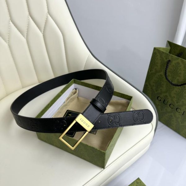 designer,replica,clothing,fake,1:1,lv,luxury,high quality Gucci original leather width 3.5cm