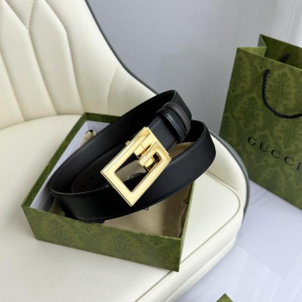 designer,replica,clothing,fake,1:1,lv,luxury,high quality Gucci original leather width 3.5cm