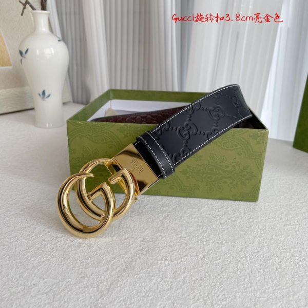 designer,replica,clothing,fake,1:1,lv,luxury,high quality Gucci’s new embossed leather belt is 3.8cm wide