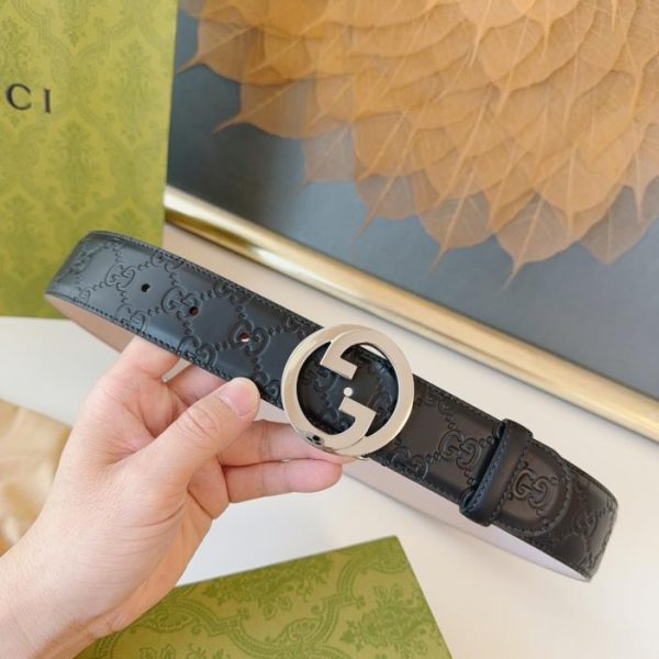 designer,replica,clothing,fake,1:1,lv,luxury,high quality GUCCI new interlocking double G4.0cm