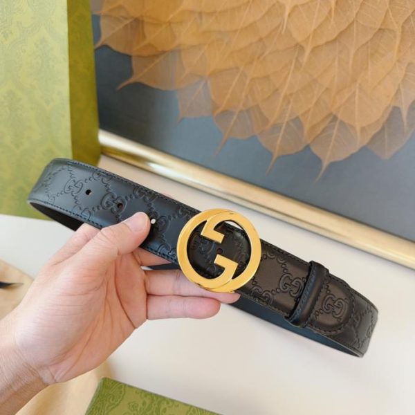 designer,replica,clothing,fake,1:1,lv,luxury,high quality GUCCI new interlocking double G4.0cm