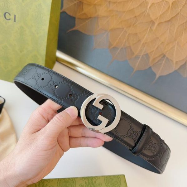 designer,replica,clothing,fake,1:1,lv,luxury,high quality GUCCI new interlocking double G4.0cm
