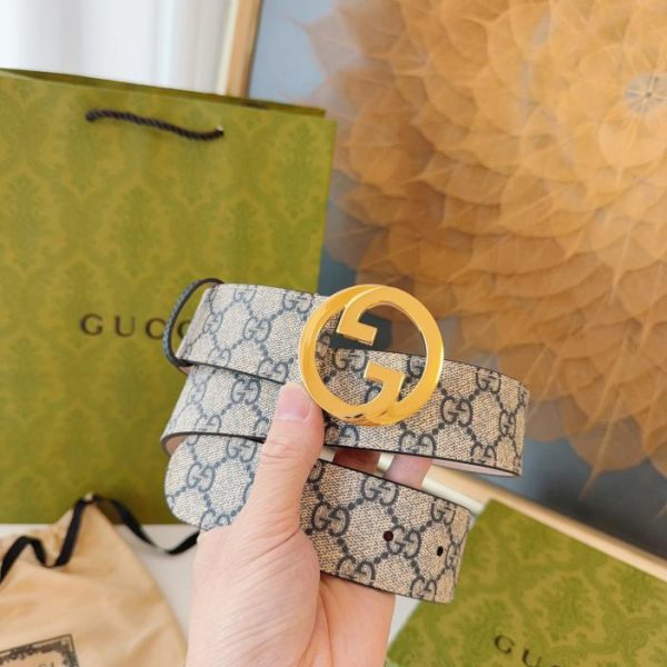 designer,replica,clothing,fake,1:1,lv,luxury,high quality GUCCI new interlocking double G4.0cm