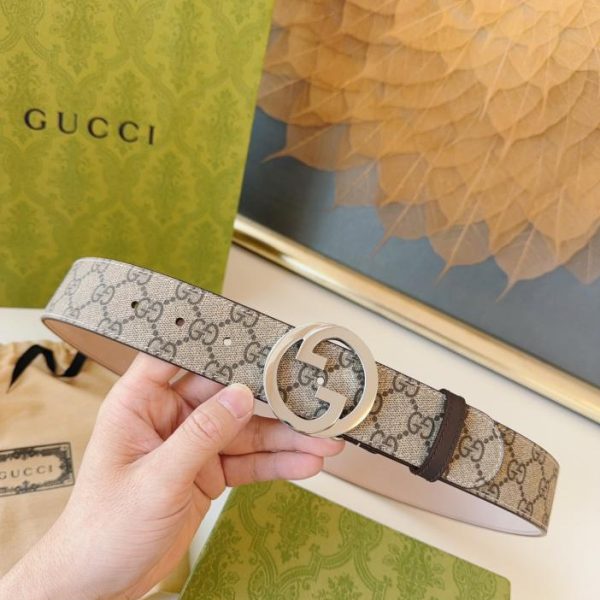 designer,replica,clothing,fake,1:1,lv,luxury,high quality GUCCI new interlocking double G4.0cm