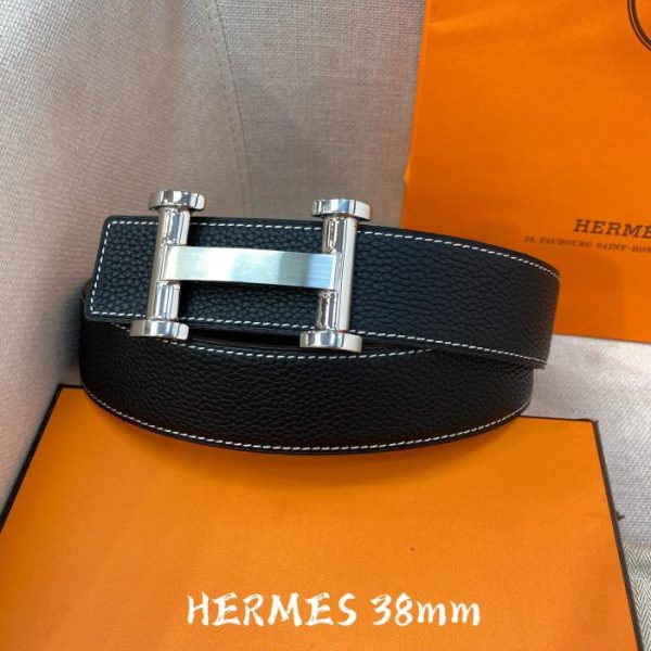 designer,replica,clothing,fake,1:1,lv,luxury,high quality Hermes double sided belt 38mm