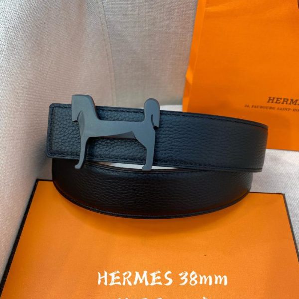 designer,replica,clothing,fake,1:1,lv,luxury,high quality Hermes double sided belt 38mm