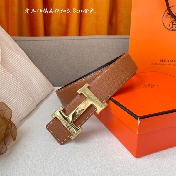 designer,replica,clothing,fake,1:1,lv,luxury,high quality Hermes original single width 3.8cm