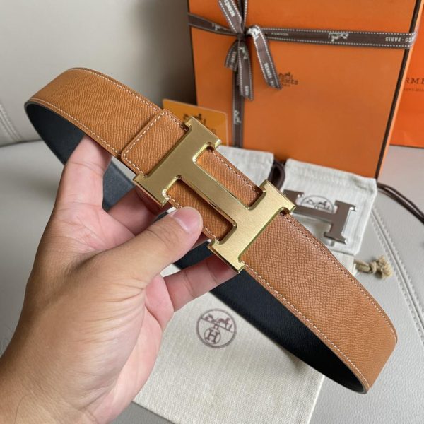 designer,replica,clothing,fake,1:1,lv,luxury,high quality Hermes classic width 3.8cm
