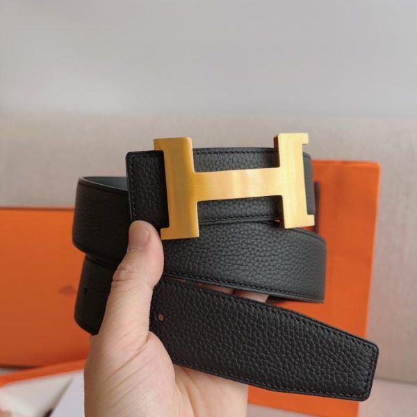 designer,replica,clothing,fake,1:1,lv,luxury,high quality Hermes double-sided leather belt 38mm