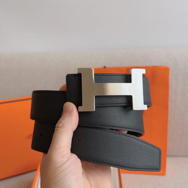 designer,replica,clothing,fake,1:1,lv,luxury,high quality Hermes double-sided leather belt 38mm