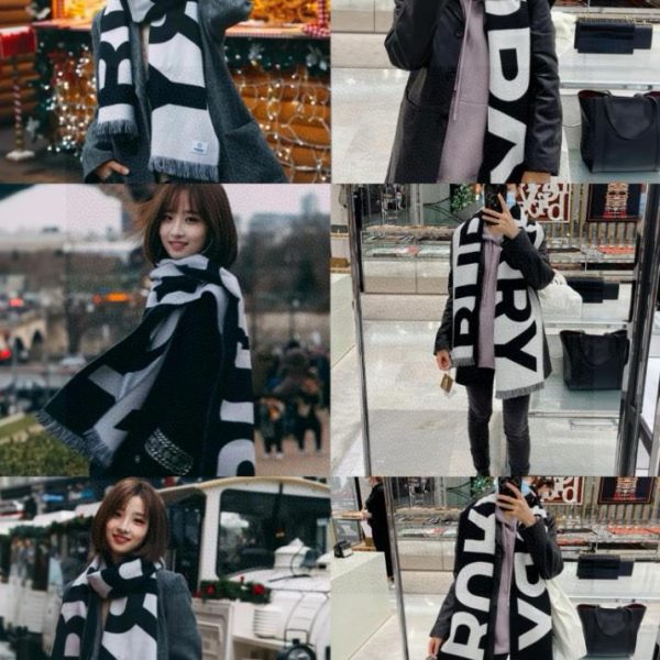designer,replica,clothing,fake,1:1,lv,luxury,high quality Burberry large letter double sided long scarf