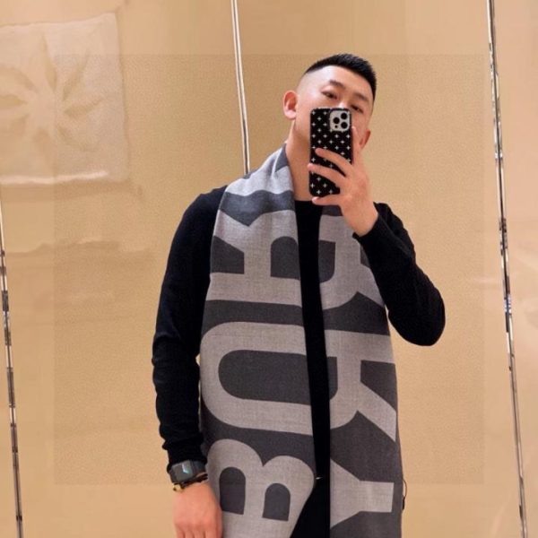 designer,replica,clothing,fake,1:1,lv,luxury,high quality Burberry large letter double sided long scarf