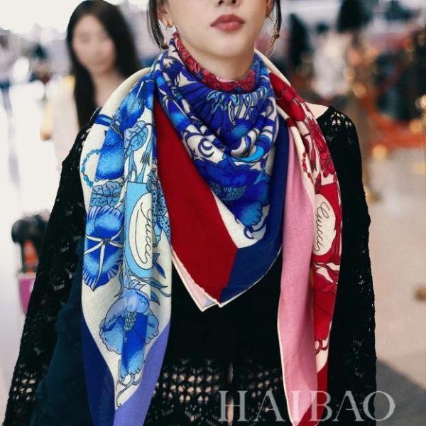 designer,replica,clothing,fake,1:1,lv,luxury,high quality Gucci cashmere square scarf
