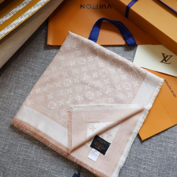 designer,replica,clothing,fake,1:1,lv,luxury,high quality Louis Vuitton tonal jacquard square scarf