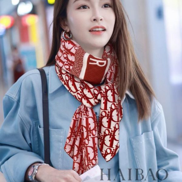designer,replica,clothing,fake,1:1,lv,luxury,high quality Dior double-sided tonal cashmere square scarf