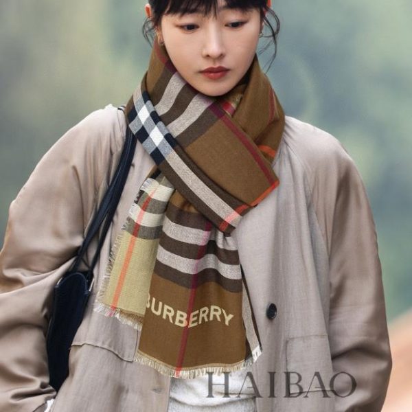 designer,replica,clothing,fake,1:1,lv,luxury,high quality Burberry pattern double-sided long scarf】