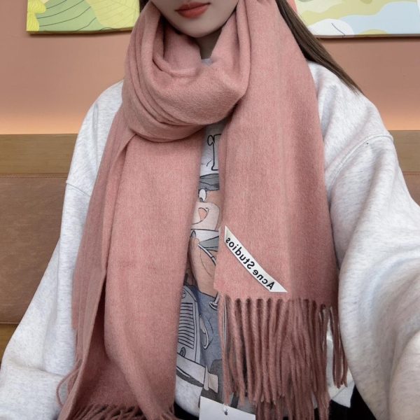 designer,replica,clothing,fake,1:1,lv,luxury,high quality Acne solid color lambswool scarf
