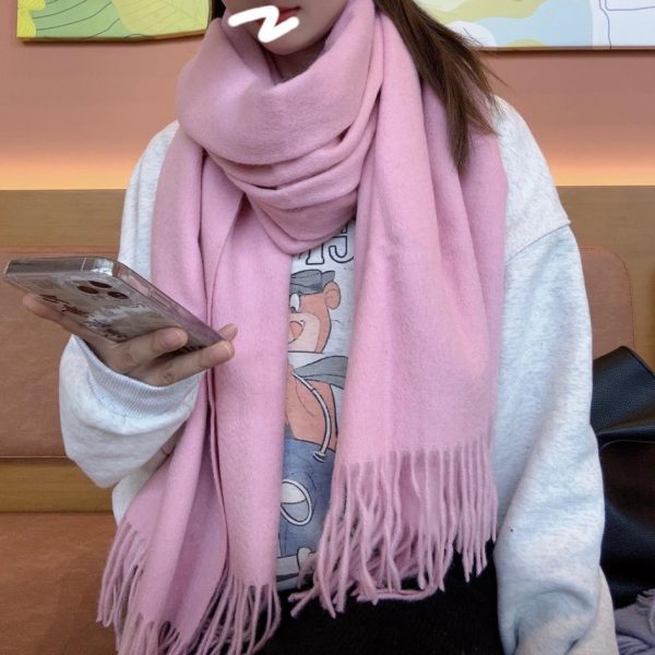 designer,replica,clothing,fake,1:1,lv,luxury,high quality Acne solid color lambswool scarf