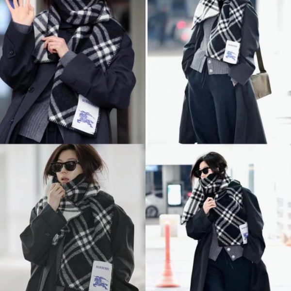 designer,replica,clothing,fake,1:1,lv,luxury,high quality Burberry cashmere and wool blend scarf
