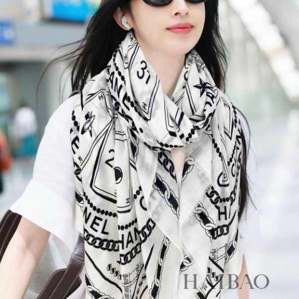 designer,replica,clothing,fake,1:1,lv,luxury,high quality Chenel Cashmere Long Scarf