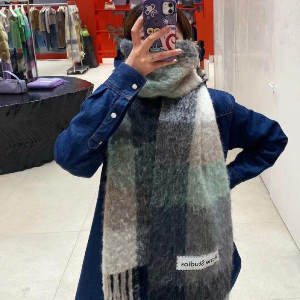 designer,replica,clothing,fake,1:1,lv,luxury,high quality Acne mohair scarf