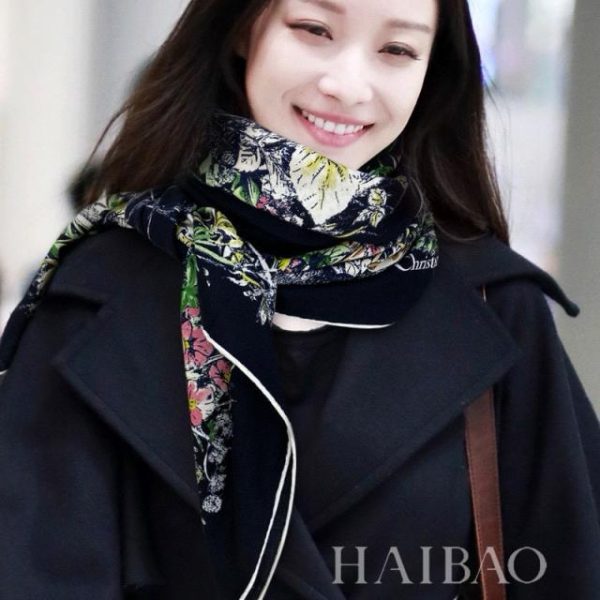 designer,replica,clothing,fake,1:1,lv,luxury,high quality Dior double-sided two-color cashmere square scarf