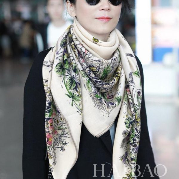 designer,replica,clothing,fake,1:1,lv,luxury,high quality Dior double-sided two-color cashmere square scarf
