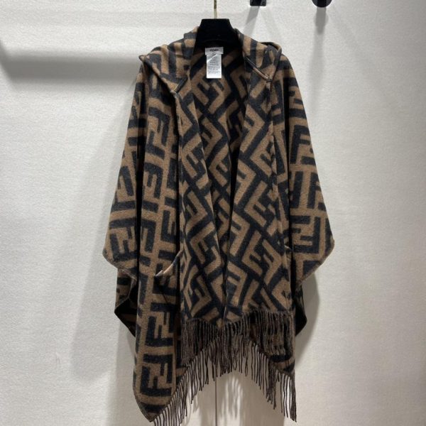 designer,replica,clothing,fake,1:1,lv,luxury,high quality Fendi limited edition hooded cape